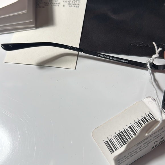 Rick Owens shielding sunglasses black rainbow NWT main image 6